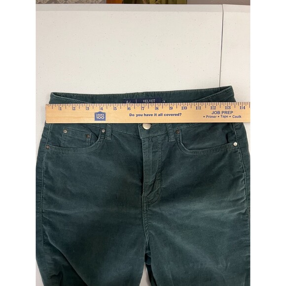 Boden Denim Women's Green Velvet Super Skinny Pants Size 6 Petite - Picture 6 of 8